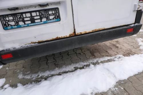 VW LT 35 2D Stoßstange hinten Frontstoßstange schwarz Träger (179202)