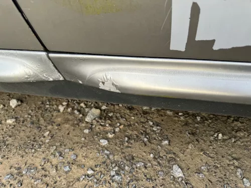 A6 4B 4Z Allroad NUR Zierleiste Leiste Abdeckung Tür hinten links unten