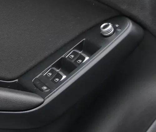 A4 8K A5 ektrischer Fensterheber Schalter vorne links 4-Fach Chrom silber +Spieg