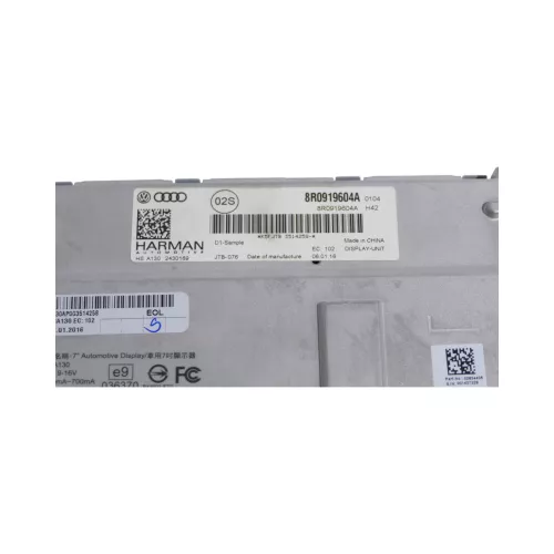 A4 8K Q5 Q7  Navi Navigation 8T0919604 A/B Bildschirm Display Anzeige Monit (179339)