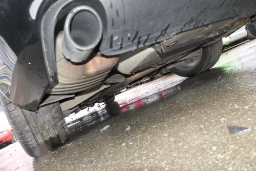 1x Audi A4 8K Auspuff Endschalldämpfer links hinten Benziner (179361)