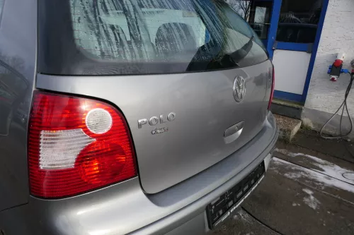 VW Polo 9N 9N3 Stoßstange Heckstoßstange hinten grau LD7W (179426)