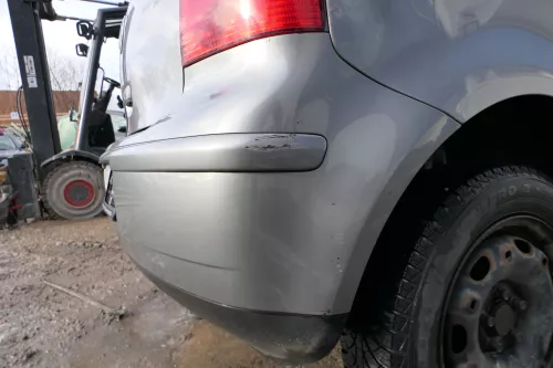 VW Polo 9N 9N3 Stoßstange Heckstoßstange hinten grau LD7W (179426)