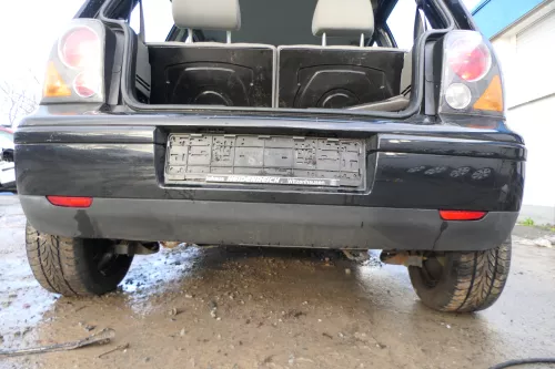 Seat Arosa 6H Stoßstange hinten schwarz L041 Faceliftmodell Heckstoßstange