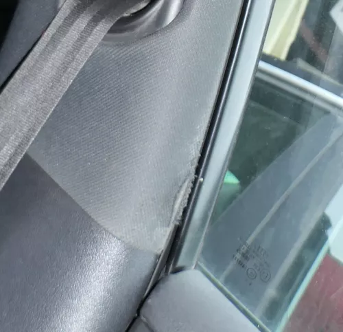 2x A3 8P B-Säulen Verkleidung rechts vorne + links Abdeckung oben schwarz (179524)