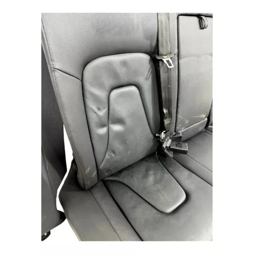 A4 8K B8 Sitz Rückbank Rücksitzbank hinten 3-Punkt-Gurt schwarz soul Leder (179624)
