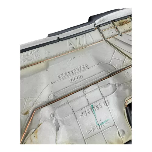 A4 8K B8 Sitz Rückbank Rücksitzbank hinten 3-Punkt-Gurt schwarz soul Leder (179624)