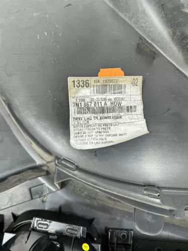 1x VW Sharan 7N Türverkleidung Verkleidung Tür vorne links schwarz (179855)