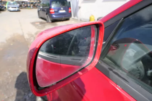 VW Passat 3B 3BG elektrischer Spiegel Außenspiegel links mit Glas rot LY3D (179873)