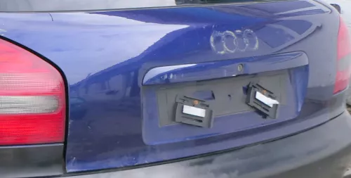 A3 8L bis cBj. ca1999 Heckklappe Kofferraumklappe Klappe hinten blau LZ5K Scheib (179911)