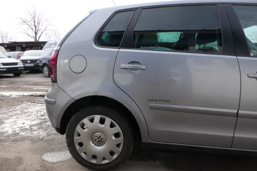 VW Polo 9N 9N3 Tür hinten rechts 4/5-Türer grau silber LA7R - ohne Anbauteile