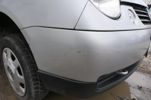 VW Lupo 6x Stoßstange vorne Frontstoßstange Stoßfänger silber LA7W (179965)