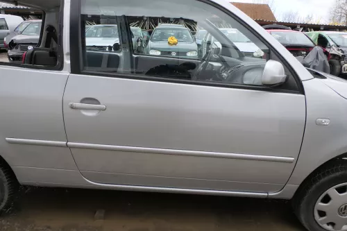 VW Lupo Seat Arosa Tür vorne rechts Beifahrertür silber LA7W (mechanischerFenst