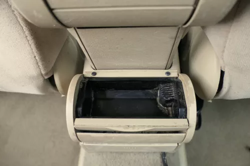 Golf 4 Bora Mitteltunnel Aschenbecher hinten Verkleidung Beige hellbeige (179995)