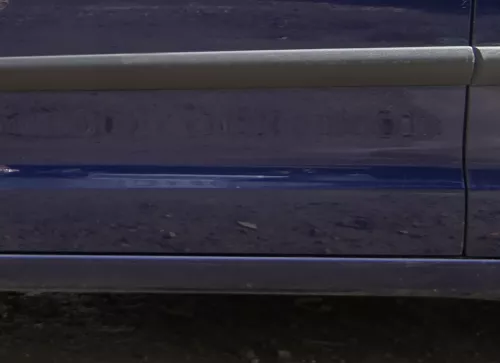 VW Polo 9N 9N3 Tür vorne links Fahrertür 4/5-Türer blau LB5N ohneAnbauteile (180031)