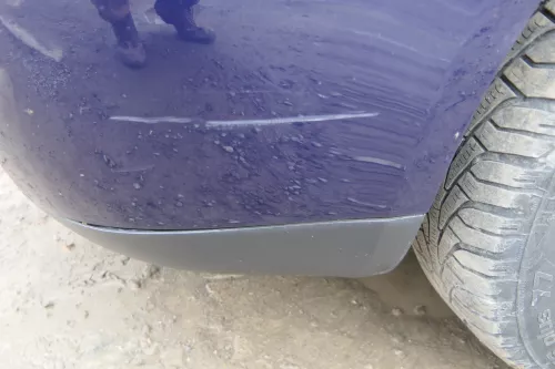 VW Polo 9N 9N3 Stoßstange Heckstoßstange hinten blau LB5N (180035)