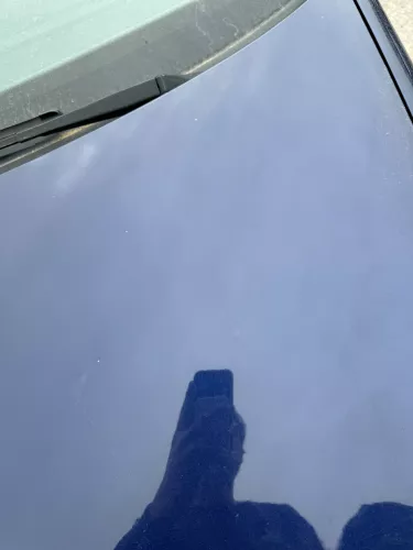 VW Polo 9N Motorhaube Klappe Haube vorne blau LB5N bis ca. Bj. 2004 (180037)