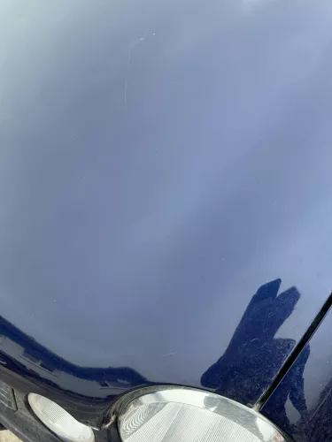 VW Polo 9N Motorhaube Klappe Haube vorne blau LB5N bis ca. Bj. 2004 (180037)