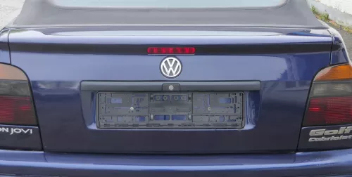Golf 3 1E Cabrio Heckklappe Kofferraumklappe hinten Klappe blau LC5U ohneAnbaute