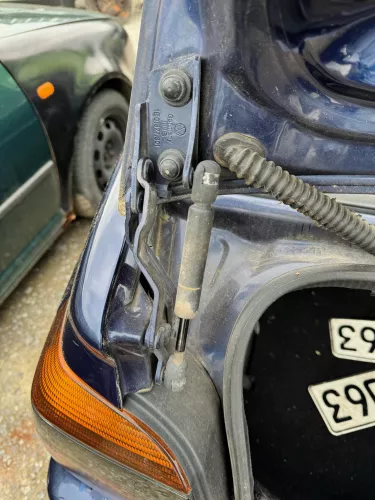 2x Golf 3/4 Cabrio 1E Dämpfer Heckklappe hinten links rechts Scharnier blau LC5U