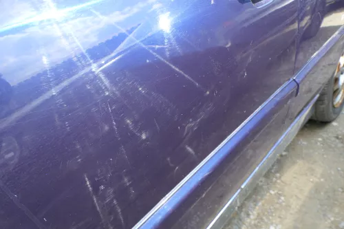 VW Golf 3 4 1E Cabrio Tür vorne rechts Beifahrertür blau LC5U - ohne Anbauteile (180216)