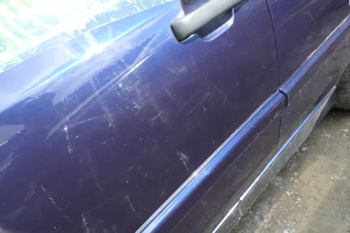 VW Golf 3 4 1E Cabrio Tür vorne rechts Beifahrertür blau LC5U - ohne Anbauteile (180216)