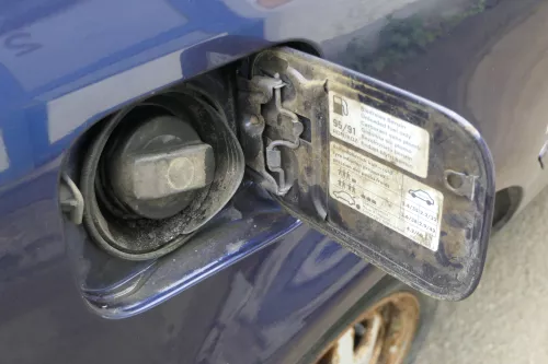 VW Golf 3 4 1E Cabrio Tankdeckel Klappe Tankklappe Deckel Tank blau LC5U (180219)