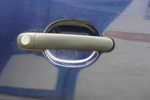 VW Golf 4 Tür vorne rechts Beifahrertür 2/3-Türer blau LB5N ohnAnbauteile (180274)