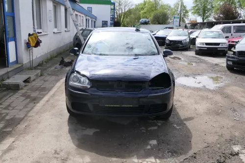 VW Golf 5 V 1K Motorhaube Haube Klappe vorne blau LA5G