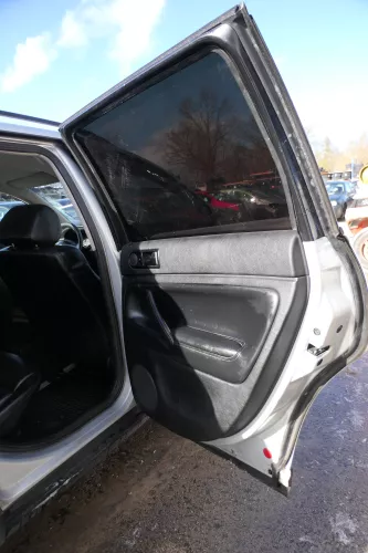 4x Passat 3B Türverkleidung Verkleidung Tür vorne links rechts  - schwarz Leder (180368)