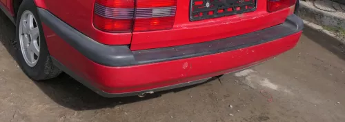 VW Passat 3A 35i Kombi Stoßstange hinten Heckstoßstange Stoßfänger rot LY3D