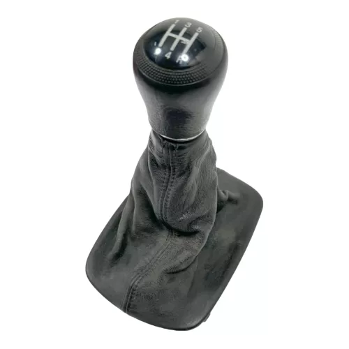 Audi A6 4B Schaltknauf Schaltsack Schaltknüppel original 5-Gang Leder (180516)