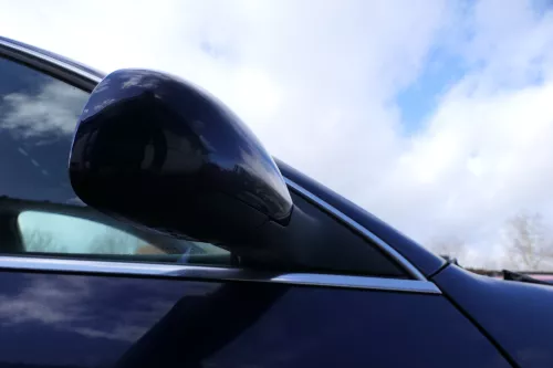 Audi A6 4B Spiegel Außenspiegel rechts elektrisch blau LZ5T + Glas (180523)