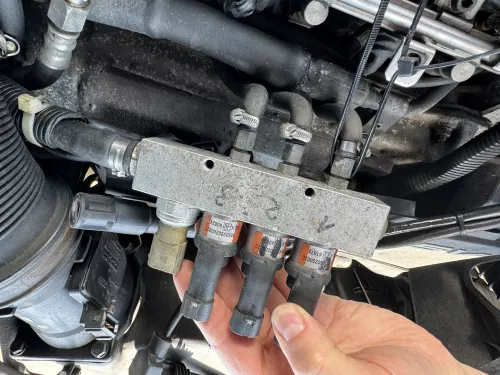 3x Injektor Einspritzdüse Gas LPG CNG 09SQ99020002G rot (orange 08AA 31707 MTM (180549)