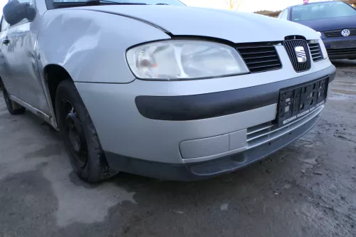 Seat Ibiza 6K Stoßstange Frontstoßstange vorne silber LS7N Facelift ab1999 Grill (180562)