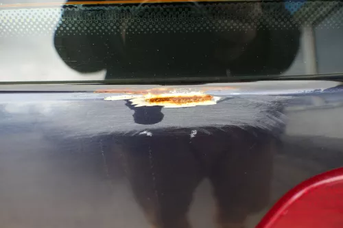 VW Passat 3B Kombi Variant Heckklappe Klappe hinten mit Scheibe blau LN5Y (180652)