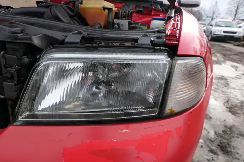 Audi A4 B5 Kombi + Limo Stoßstange vorne Frontstoßstange rot LY3H Facelift (180686)