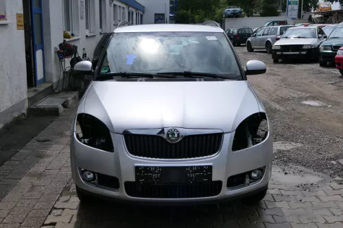 Skoda Fabia 5J Roomster Motorhaube Haube Klappe vorne silber LA7W