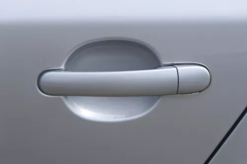 Skoda Fabia 5J Kombi Tür hinten links - silber LA7W - ohne Anbauteile (180757)