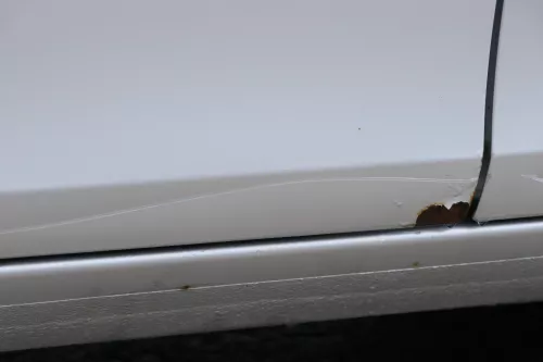 Fabia 5J Kombi + Limo Tür vorne links Fahrertür - silber LA7W -ohne Anbauteile (180760)