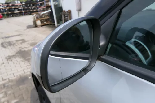Fabia 5J elektrisch Spiegel Außenspiegel rechts mit Glas grau silber LA7W (180762)