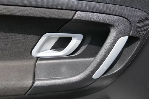 1x Skoda Fabia 5J Kombi Combi Türverkleidung Verkleidung Tür hinten links Griff (180763)