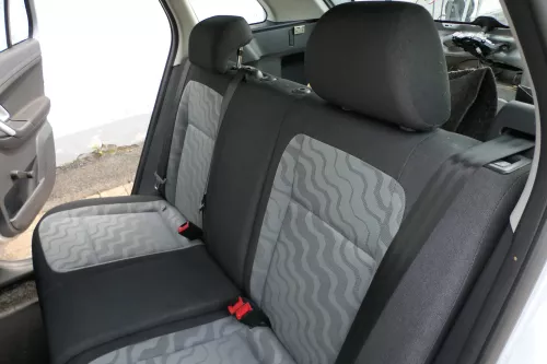 Skoda Fabia 5J 5itz Sitze hinten Rückbank Rücksitzbank 3 Punkt Gurt Isofix anthr (180775)