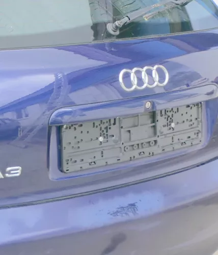 A3 8L bis cBj. ca1999 Heckklappe Kofferraumklappe Klappe hinten blau LZ5K Scheib (180824)