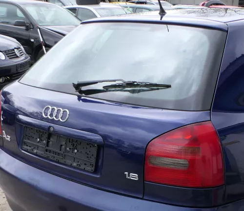 A3 8L bis cBj. ca1999 Heckklappe Kofferraumklappe Klappe hinten blau LZ5K Scheib (180824)