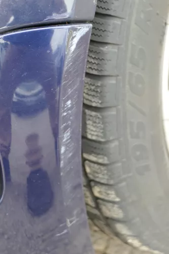 VW Golf 4 1J Stoßstange vorne Stoßfänger vorn blau LA5G (180850)