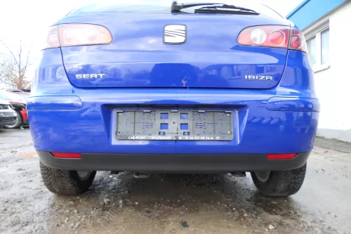 Seat Ibiza 6L Stoßstange Heckstoßstange hinten blau LS5G