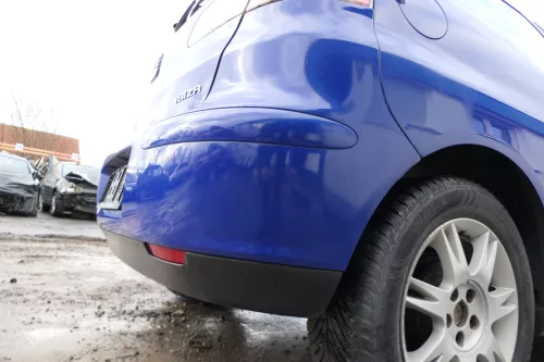 Seat Ibiza 6L Stoßstange Heckstoßstange hinten blau LS5G (180867)