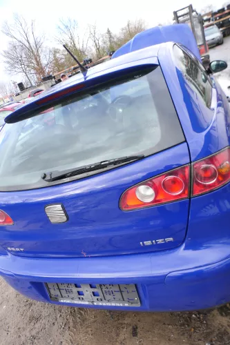 Seat Ibiza 6L Stoßstange Heckstoßstange hinten blau LS5G (180867)