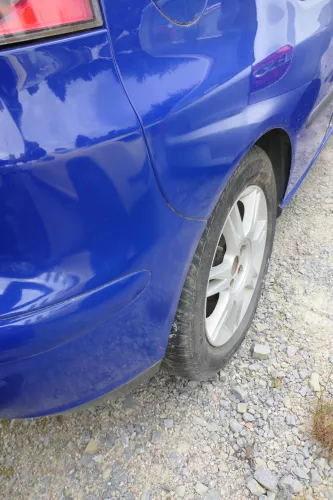 Seat Ibiza 6L Stoßstange Heckstoßstange hinten blau LS5G (180867)